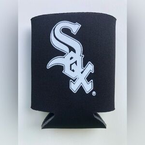 Chicago White Sox Beer Koozie Holder Black White MLB Baseball New